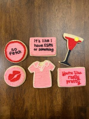 Mean Girls Party: Easy Buttercream Iced Sugar Cookies
