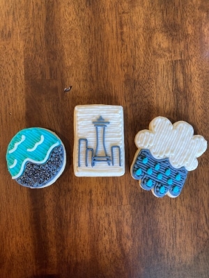 How to Create Seattle Decorated Cookies