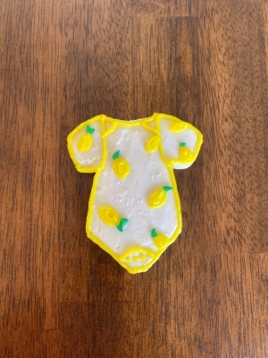 Lemon Baby Shower Cookies