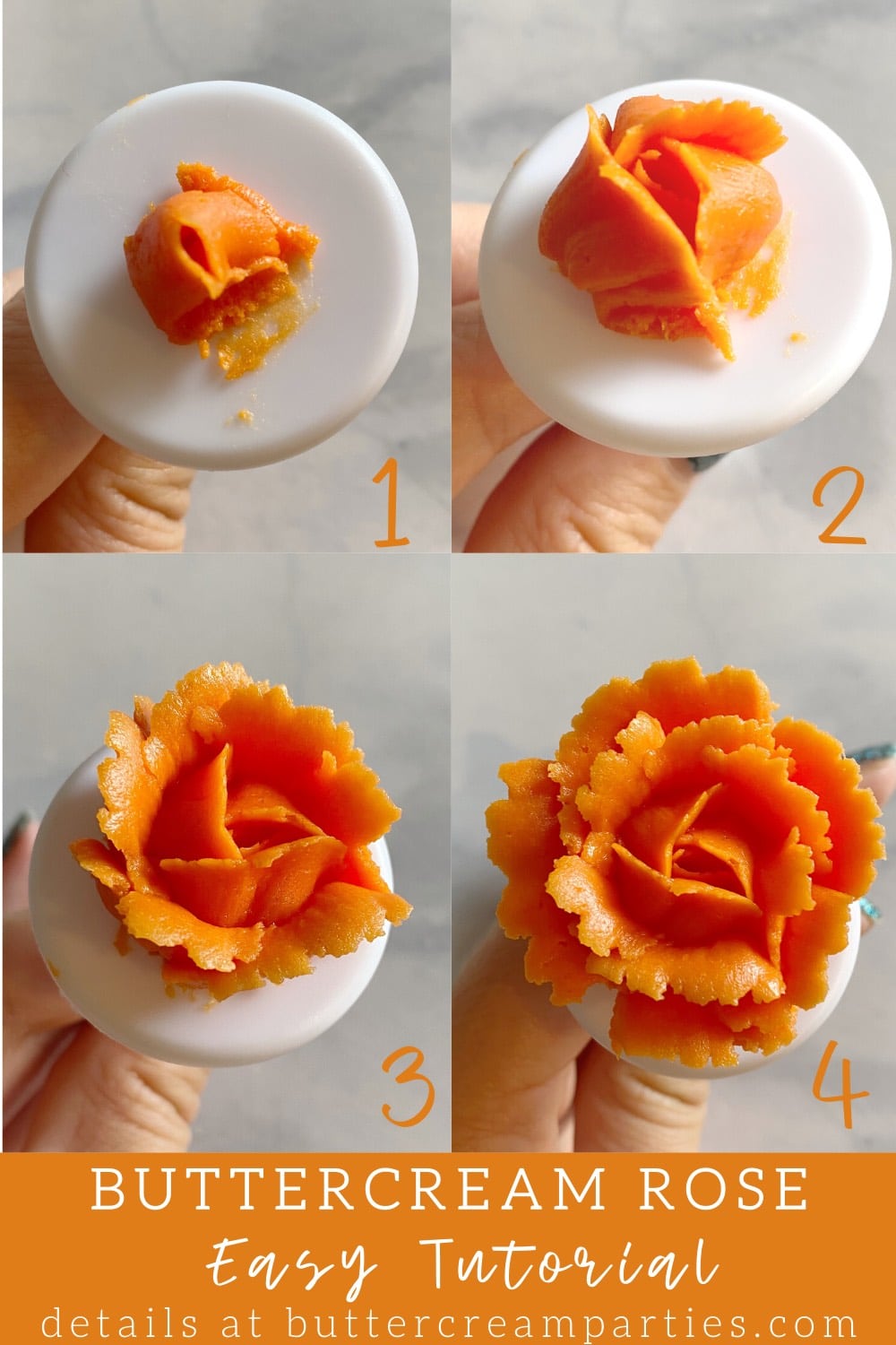 how to decorate buttercream fall flowers