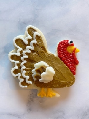 Thanksgiving Turkey Buttercream Sugar Cookies Tutorial
