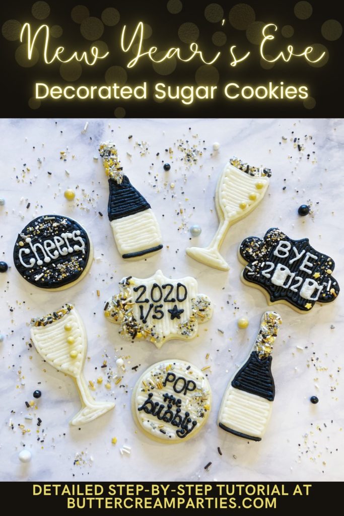 New Year’s Eve Cookies Decorating: A Sweet Celebration