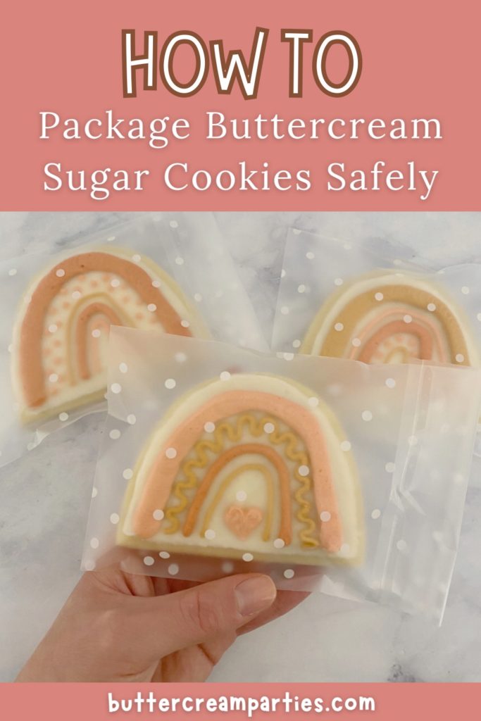 how to package buttercream sugar cookies
