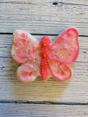 Butterfly decorated sugar cookies for a garden party