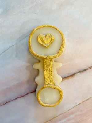 baby rattle cookie