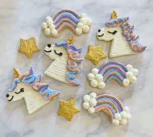 how to make unicorn sugar cookies with buttercream icing