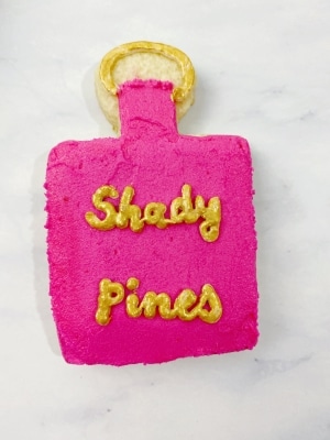 Shady Pines Golden Girls Cookie with Gold Luster Powder