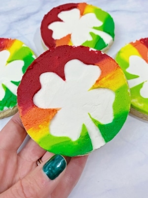 st. patrick's day cookie decorating shamrock cookies 