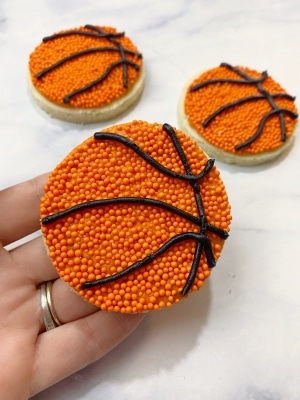 March Madness cookies or snack for kid's games
