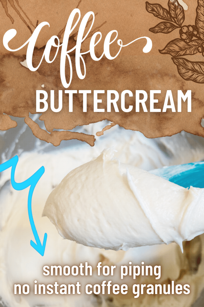 Coffee Buttercream Recipe for Decorating Sugar Cookies
