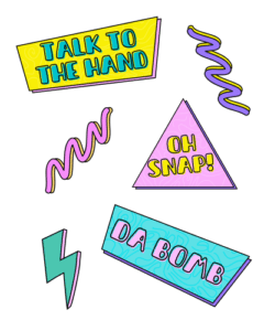 90s party free printables for 90s party decorations 90s catchphrases