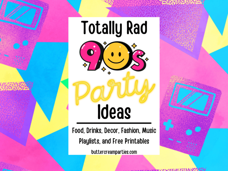 Da Bomb 90s Party Theme Ideas | Recipes, Games, Music, Printables & More