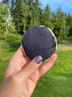How to Make Black Buttercream Without Black Cocoa Powder Outdoor Shot