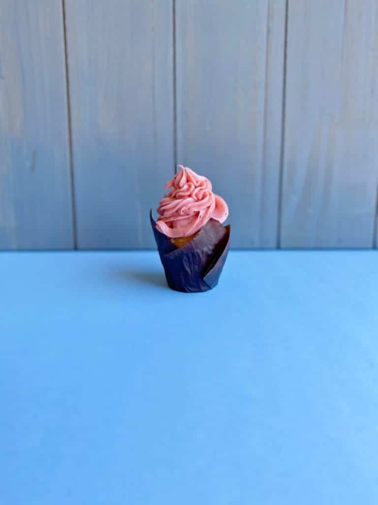Strawberry Buttercream with Freeze Dried Strawberries