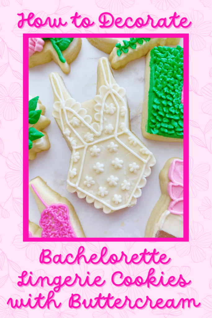 lingerie cookies bachelorette cookies