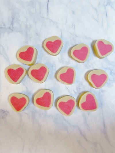 slice and bake heart cookies
