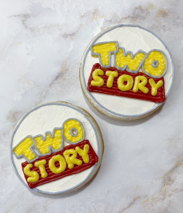 Two Story Birthday Cookies