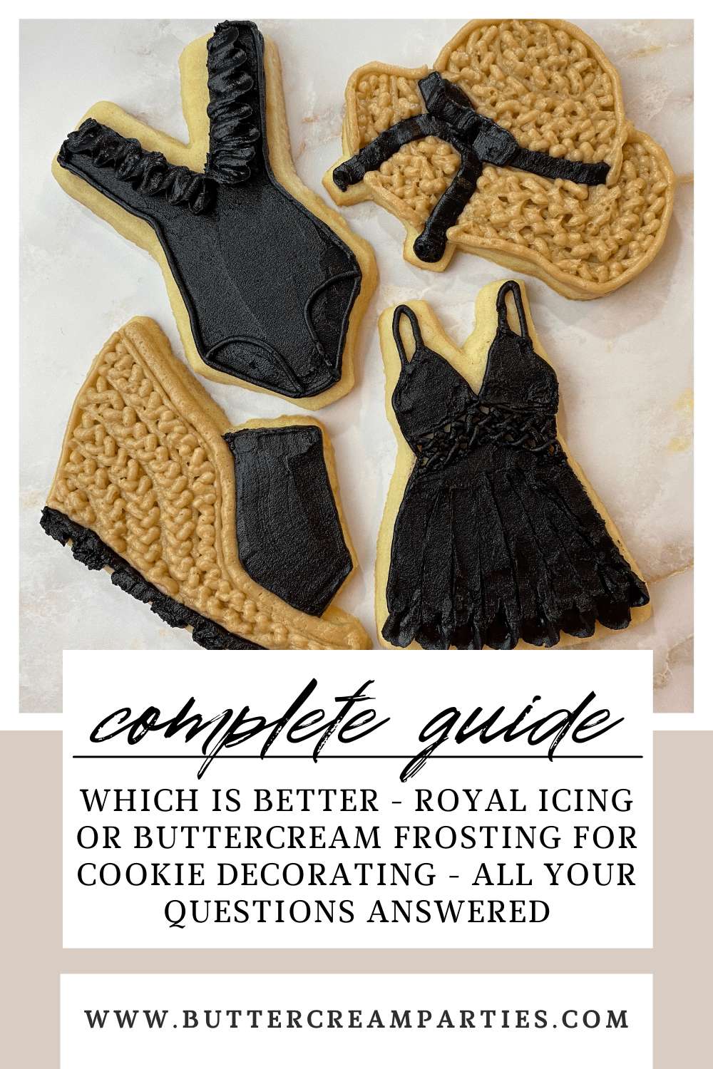 Which is better, royal icing versus buttercream frosting for cookie decorating
