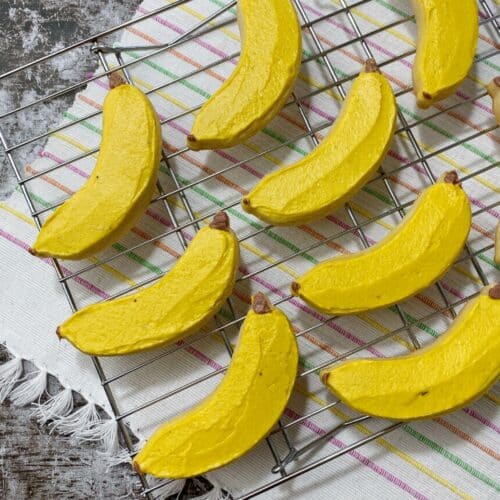 Banana Decorated Sugar Cookies