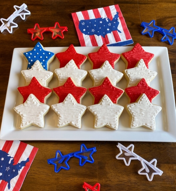 4th of July Cookie Platter