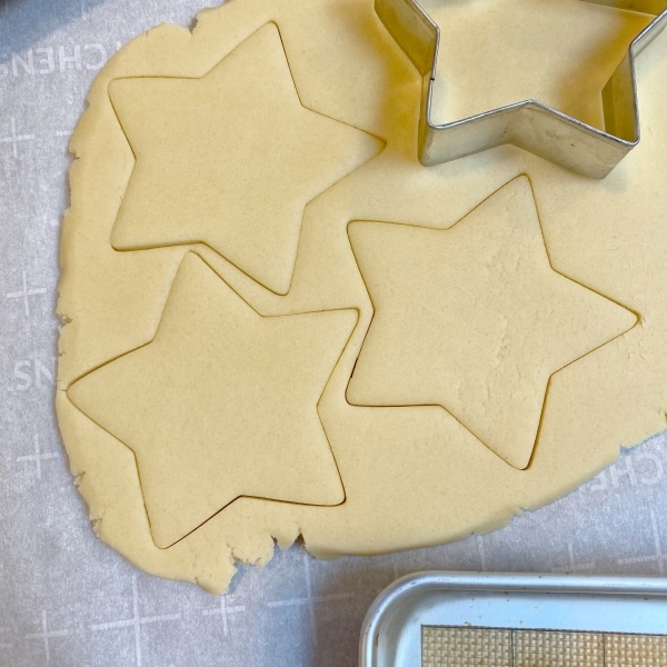 Cut Out Almond Sugar Cookie Dough