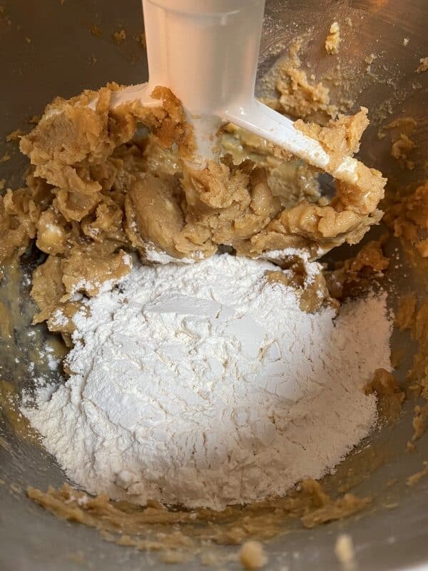 cut out smores sugar cookies adding flour