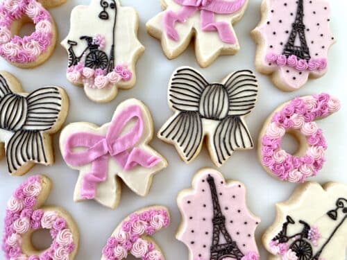 paris decorated cookies parisian sugar cookies with buttercream