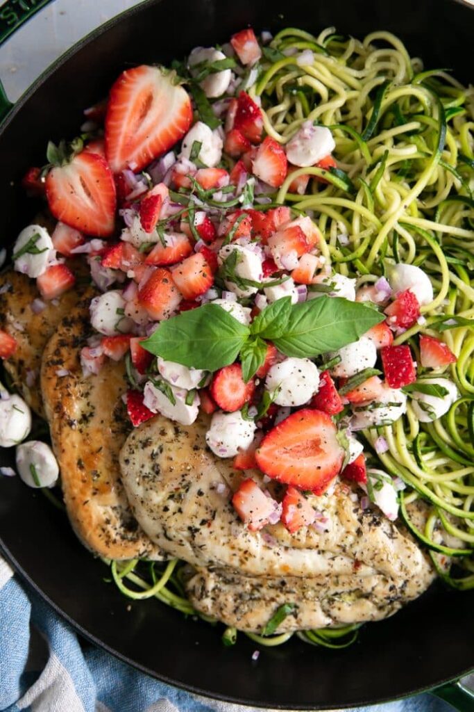 strawberry bruschetta chicken