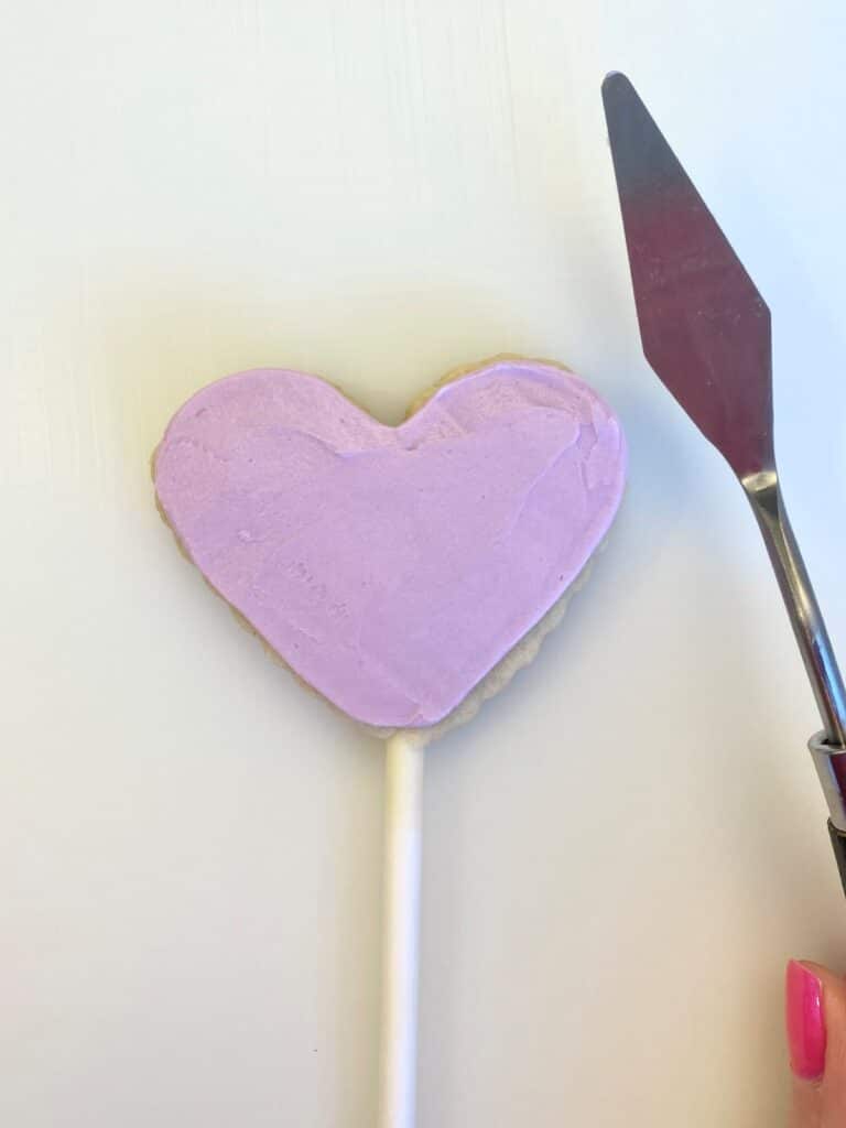 valentine cookie pops