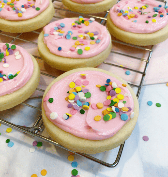 buttercream sugar cookie