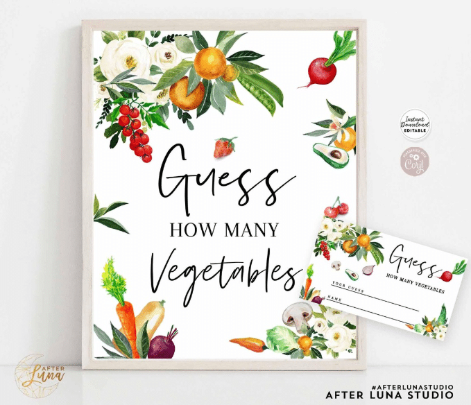 locally grown baby shower games