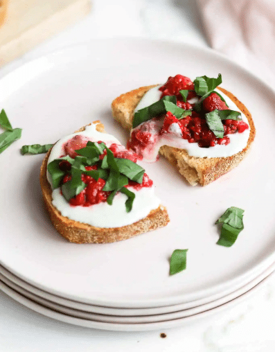 whipped strawberry feta
