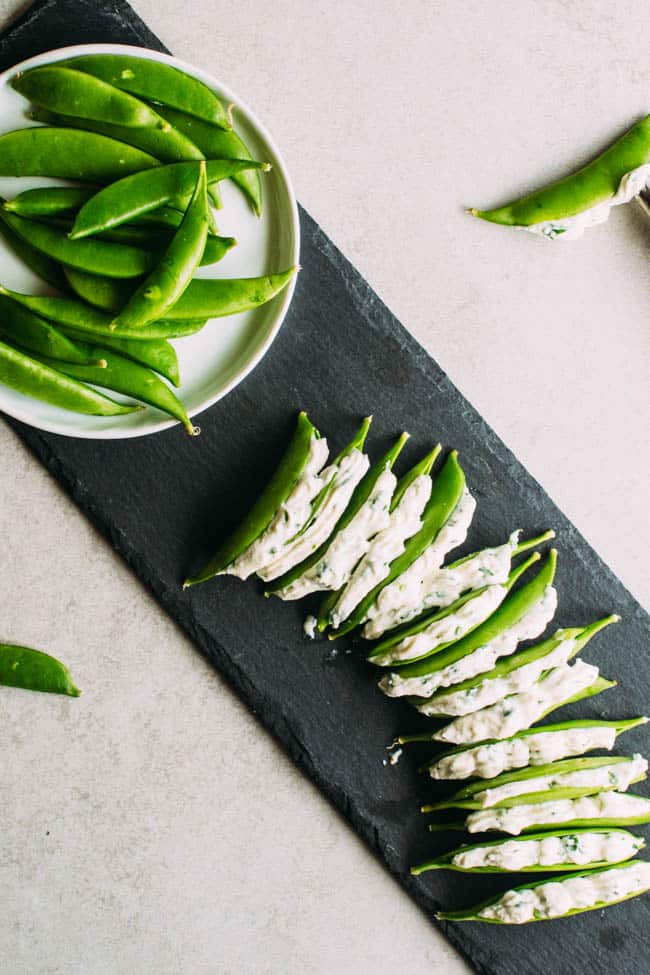 snap peas locally grown baby shower food ideas