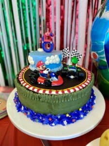 mario kart cake dye free