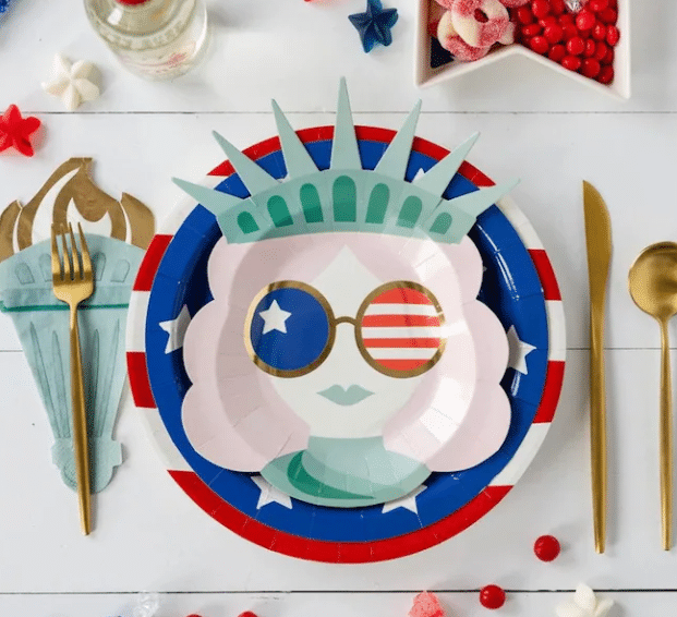 4th of july party plates