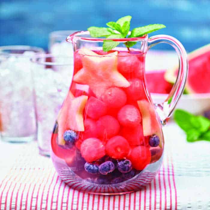 4th of july drink watermelon water