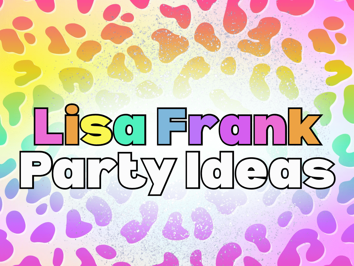 lisa frank party theme
