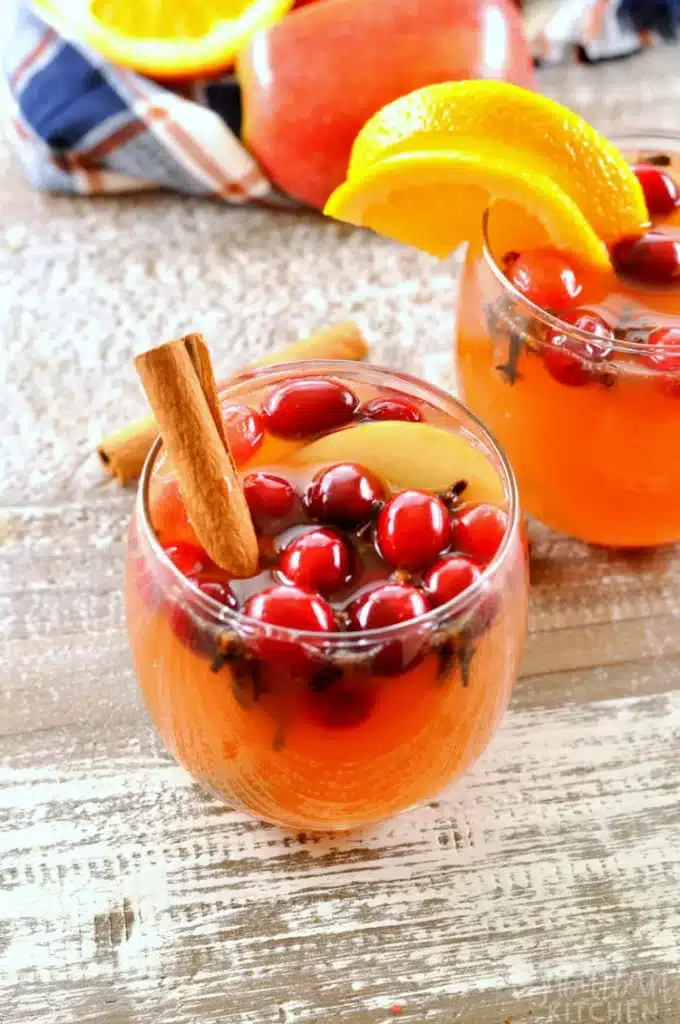 fall bonfire party drink crockpot punch