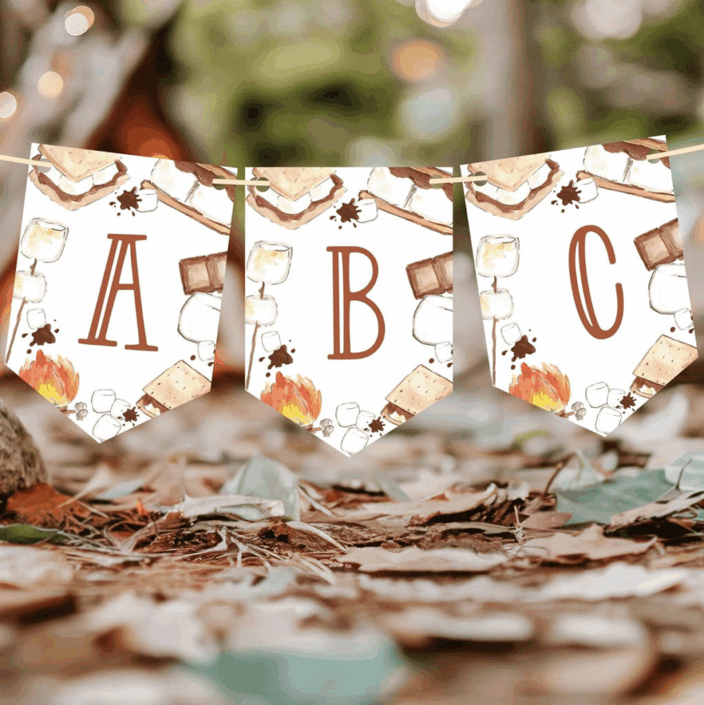 fall bonfire party invitation