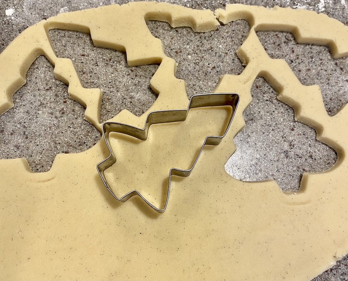 vanilla bean cut out sugar cookies