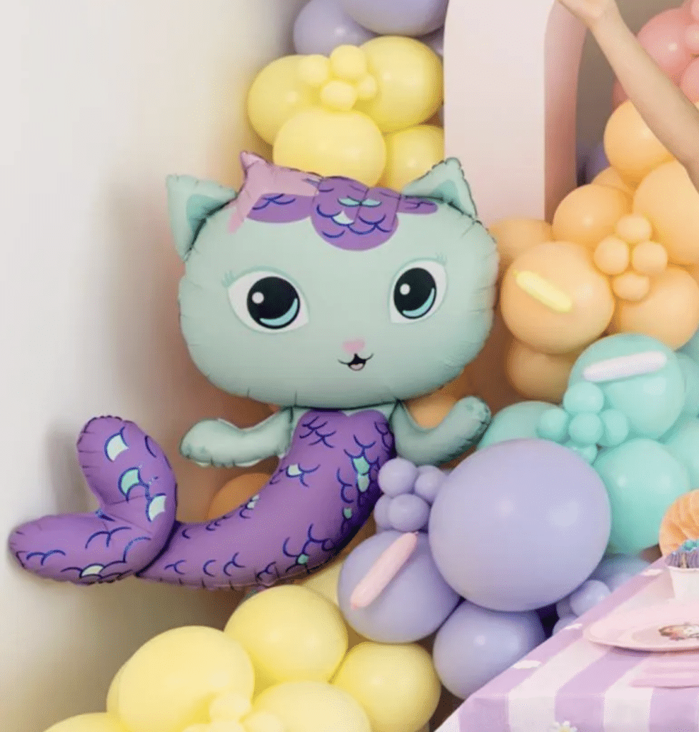 mercat balloon gabbys dollhouse birthday party decorations