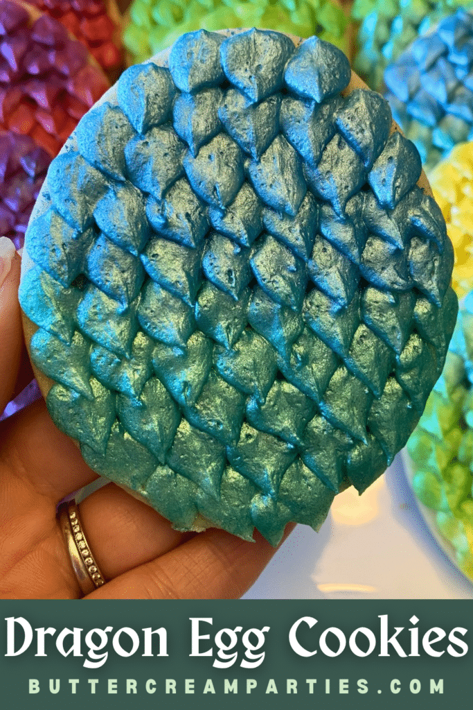 decorated dragon egg cookies buttercream sugar cookies medieval dessert