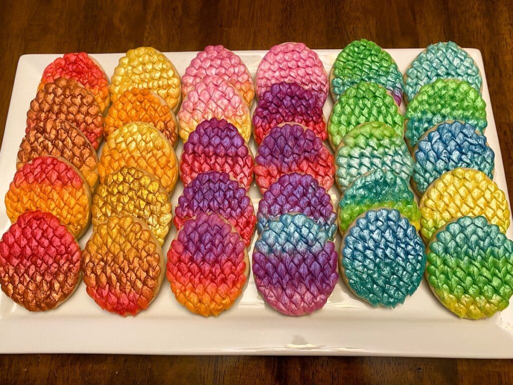 dragon egg cookies medieval Renaissance