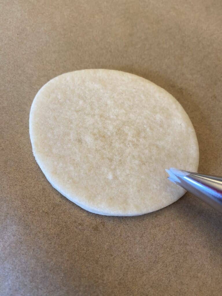 dragon egg cookies leaf piping tip for scales