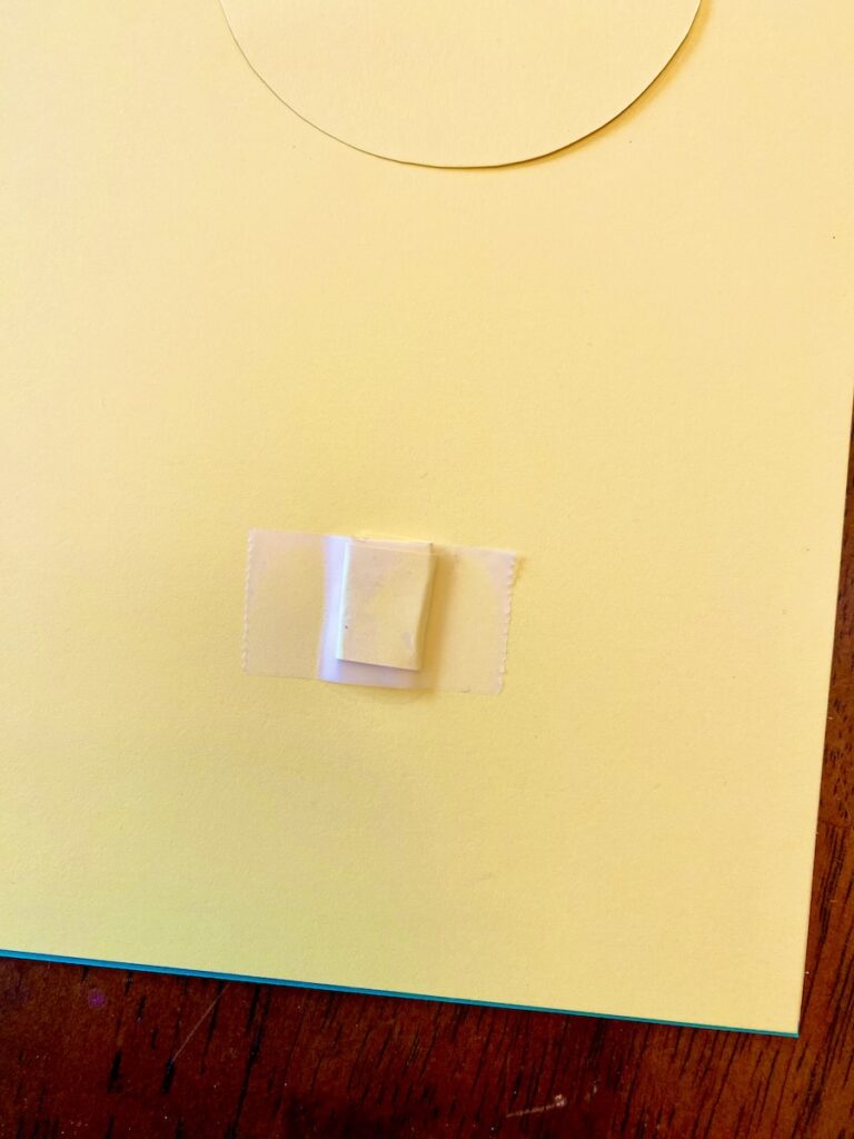 taped DIY LEGO Banner